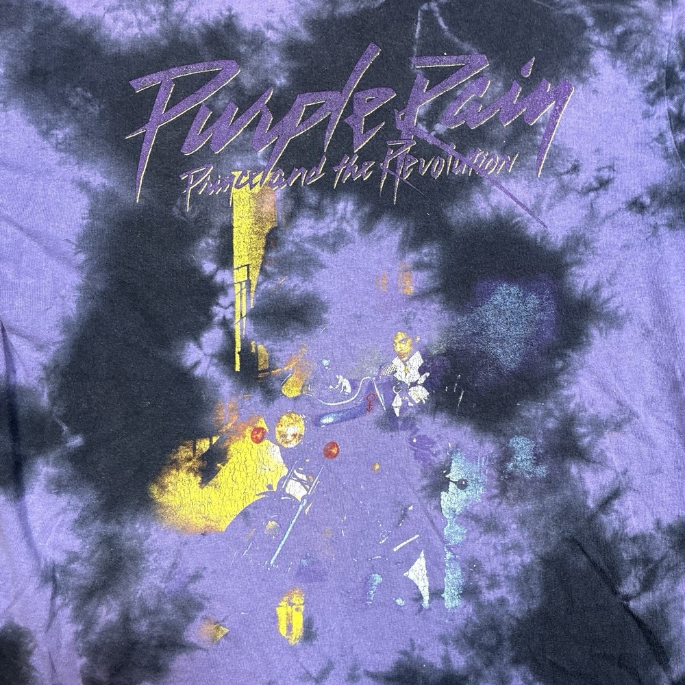 Prince Purple Rain Shirt Medium Tie Die Reprint 90s Rock Music Band‎ Classic